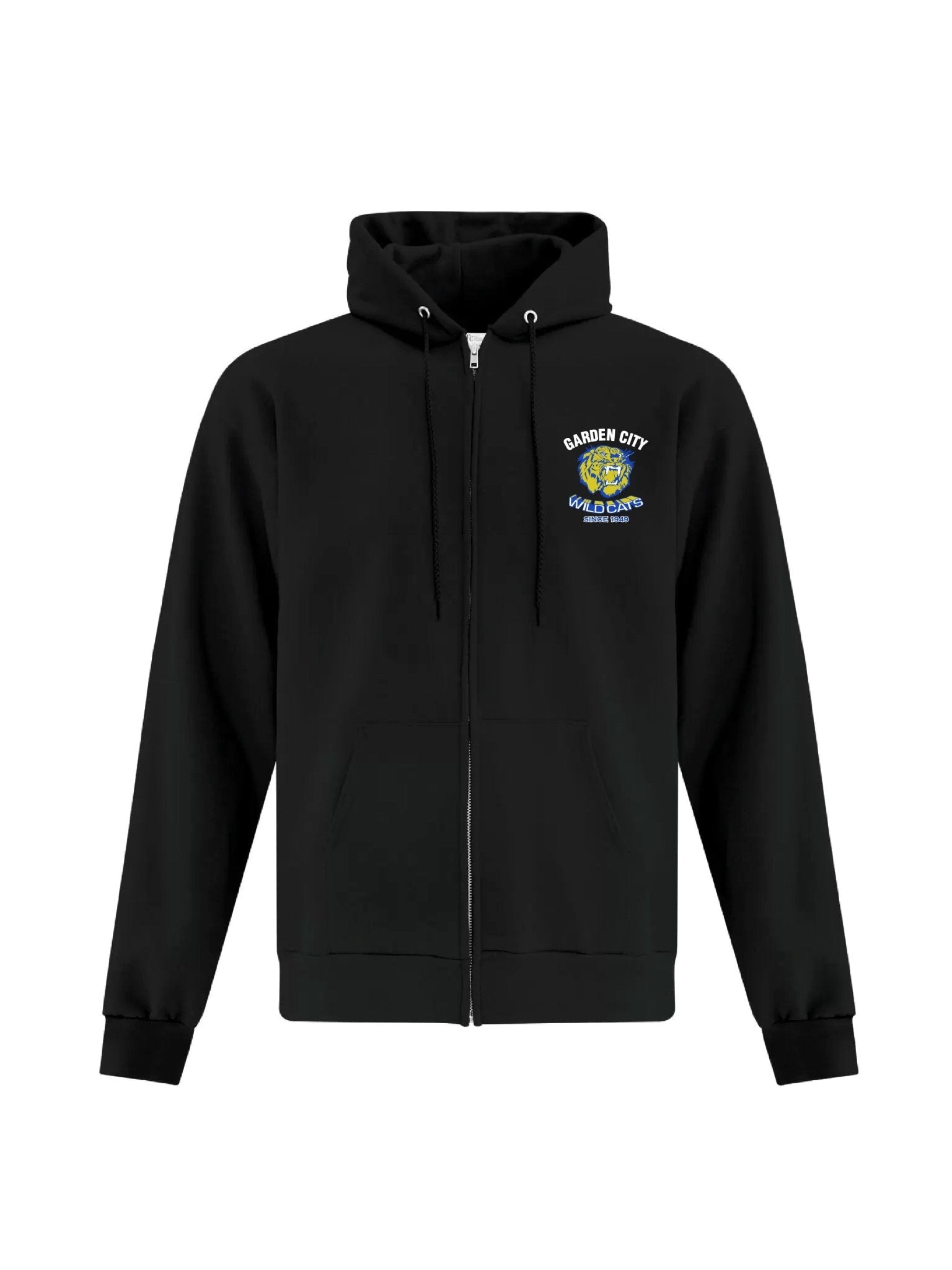 Youth Garden City Wildcats Since 1949 Zip Hoodie - Oddball Workshop