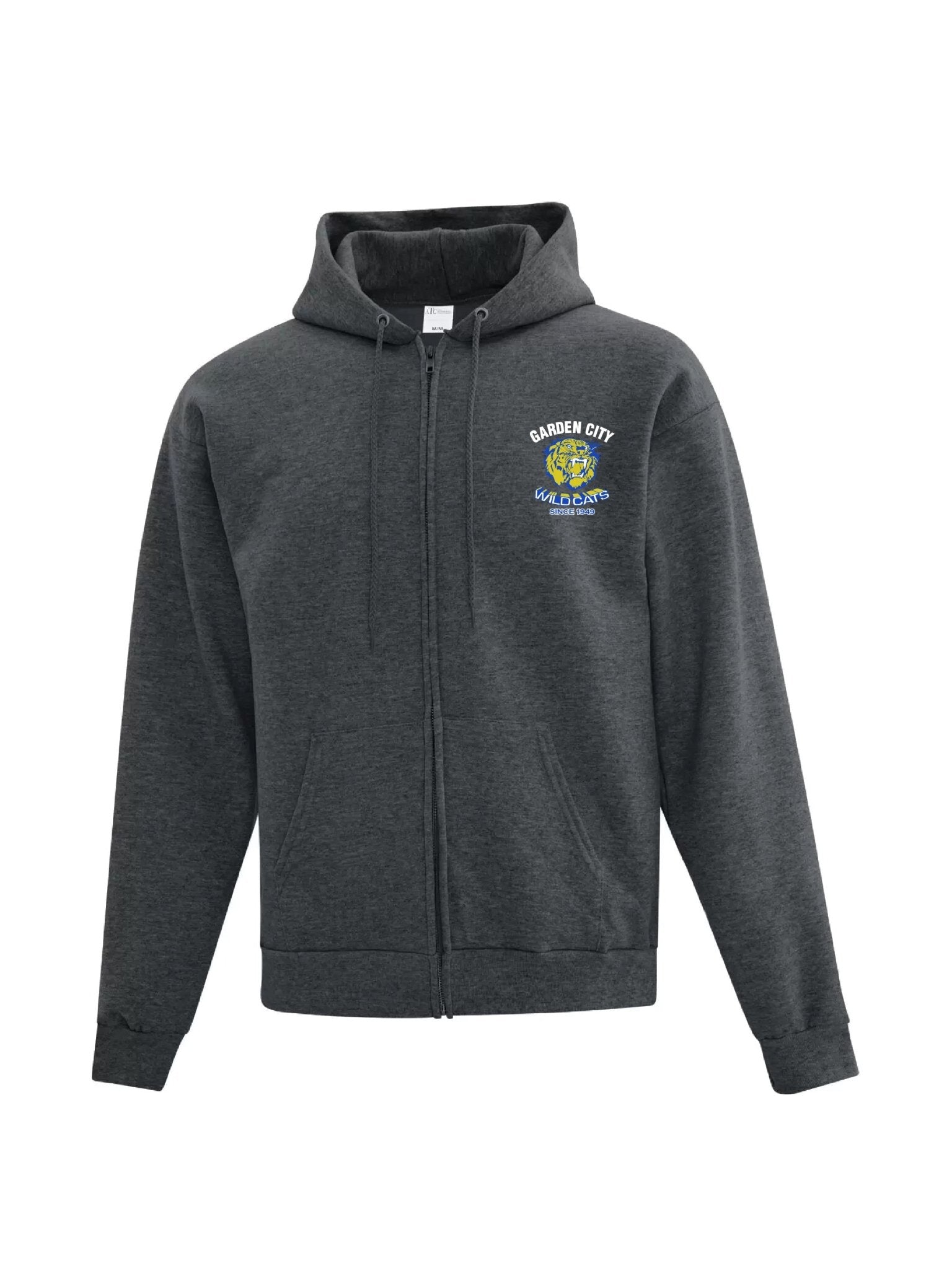 Youth Garden City Wildcats Since 1949 Zip Hoodie - Oddball Workshop