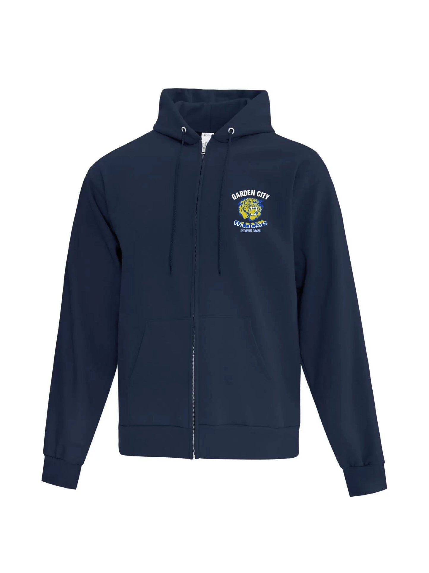 Youth Garden City Wildcats Since 1949 Zip Hoodie - Oddball Workshop