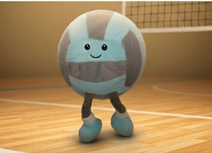 Oddball Plush Volleyball - Large - Oddball Workshop