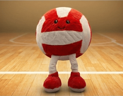 Oddball Plush Volleyball - Large - Oddball Workshop