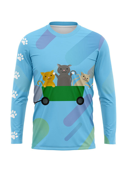 Kitty Wagon Love for All Unisex H20 Team Jersey Long Sleeve - Oddball Workshop