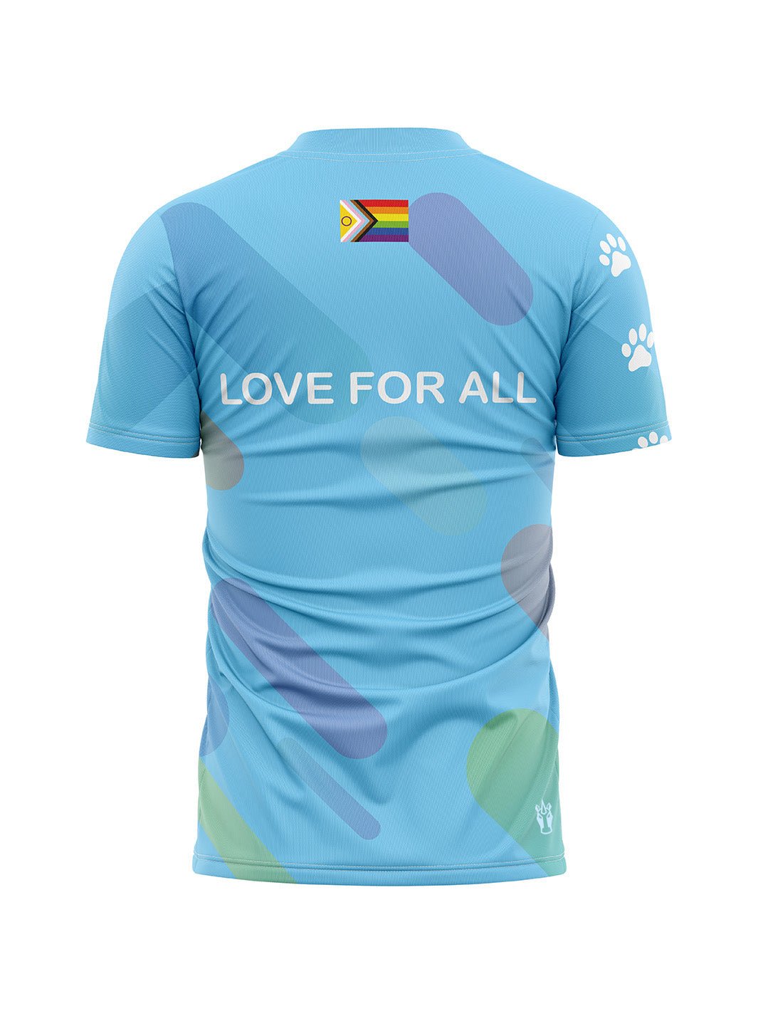 Kitty Wagon Love for All Unisex H2O Team Jersey Short Sleeve - Oddball Workshop