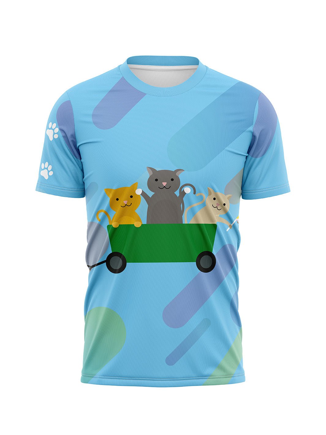 Kitty Wagon Love for All Unisex H2O Team Jersey Short Sleeve - Oddball Workshop