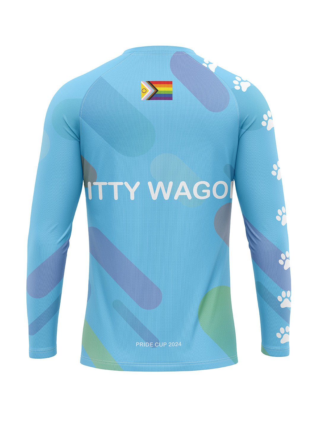 Kitty Wagon Men's H20 Athletic Jersey Long Sleeve - Oddball Workshop