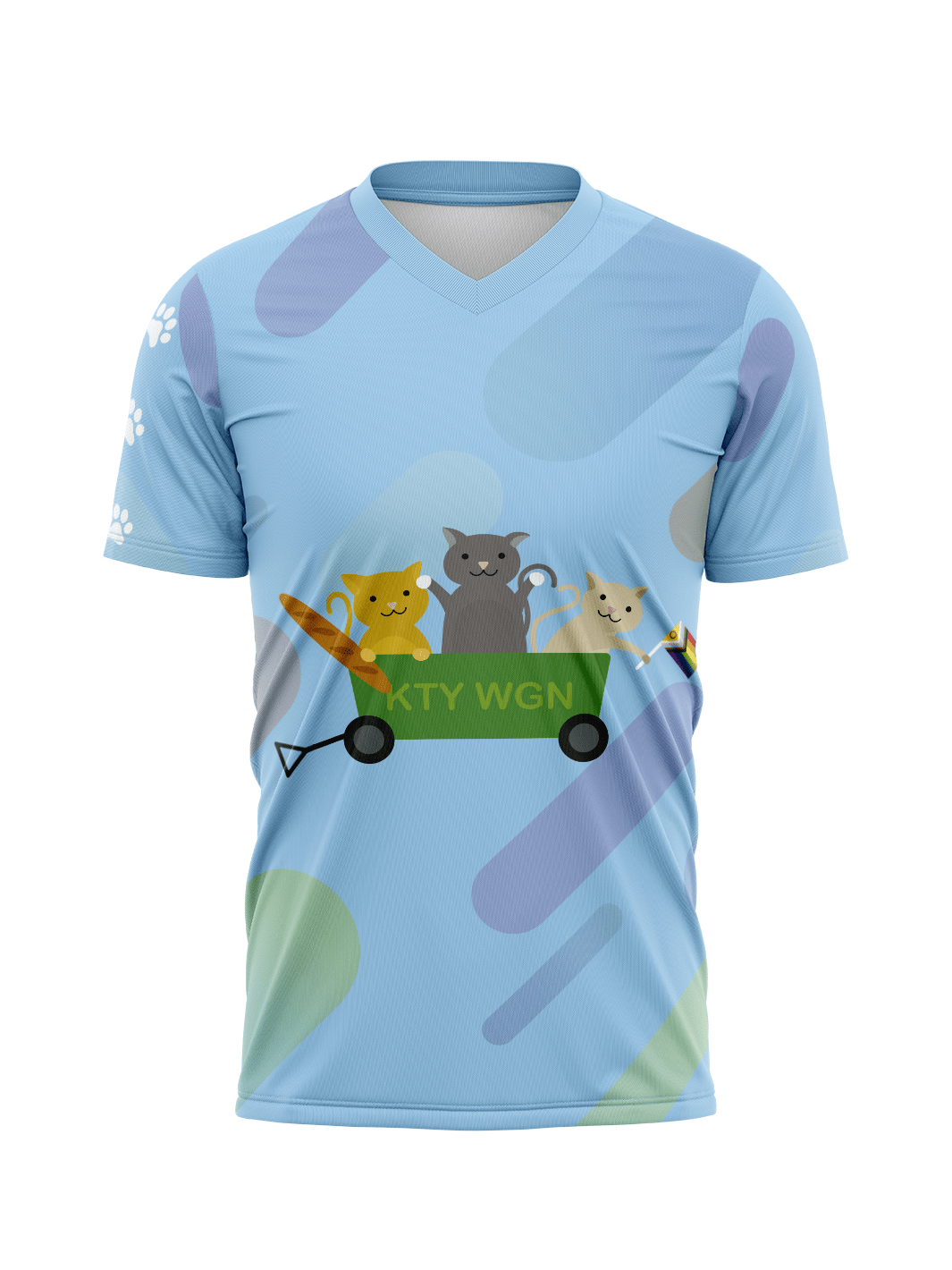 Kitty Wagon Men's Short Sleeve Jersey - Oddball Workshop