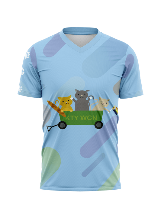 Kitty Wagon Men's Short Sleeve Jersey - Oddball Workshop
