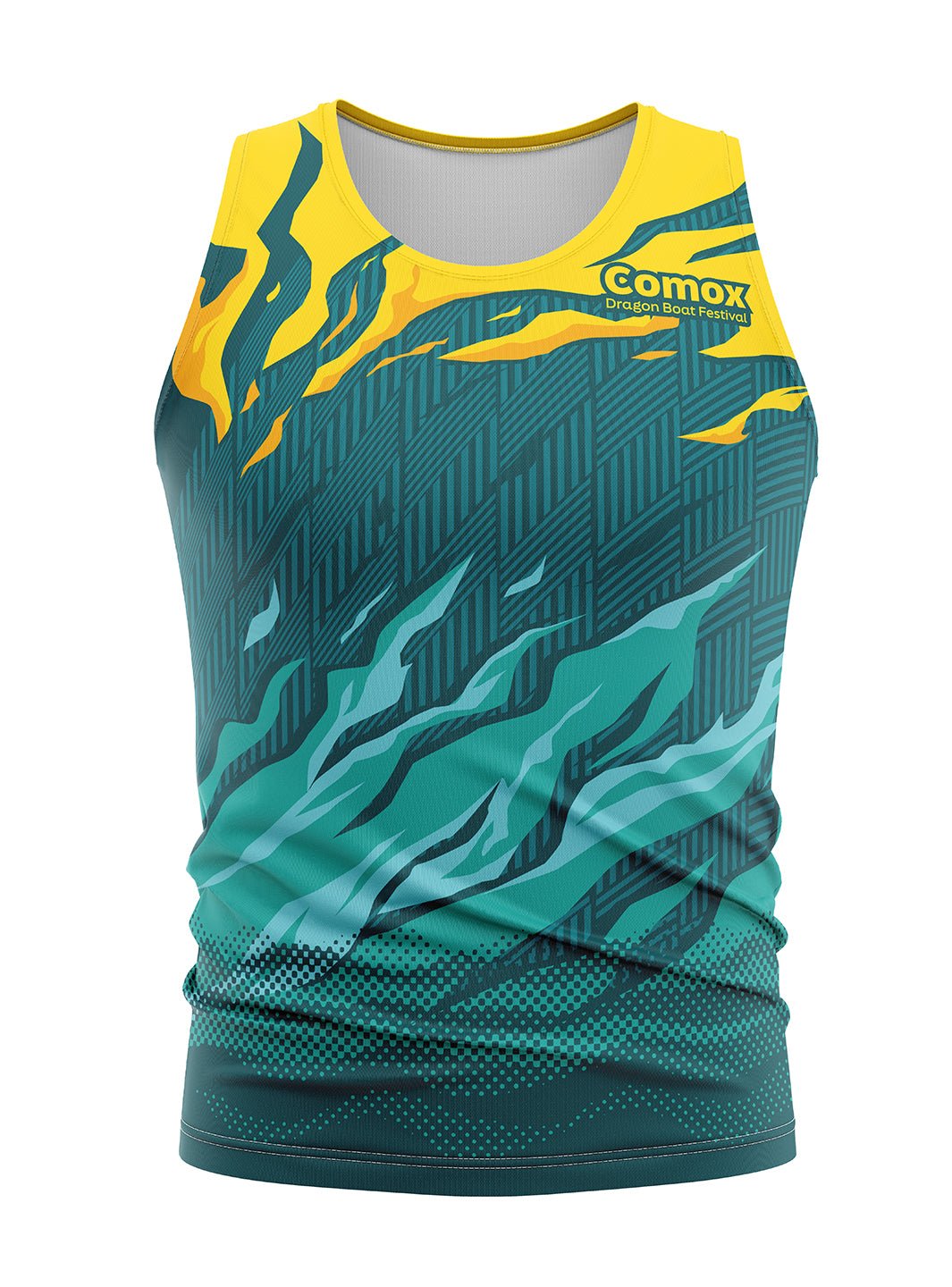 Waves H2O Men's Athletic Tank Top - Oddball Workshop