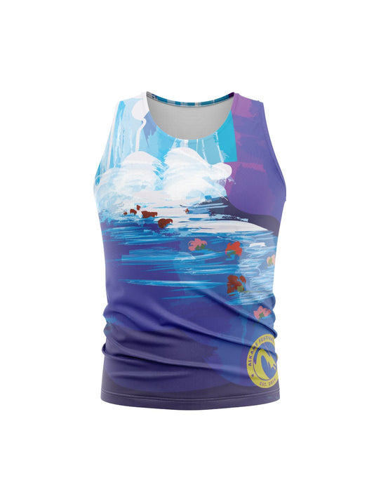 Welland Hope Floats Challenge H2O Men's Racer Tank Top - Oddball Workshop