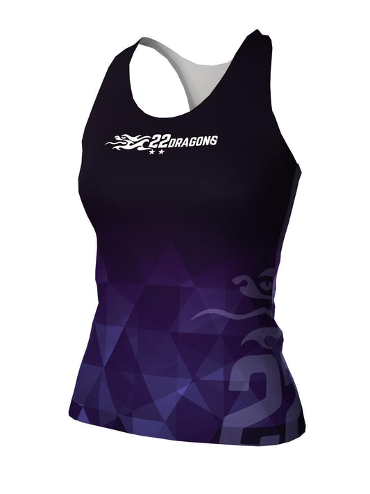 Dragon Wings H2O Women's Athletic Tank Top - Oddball Workshop