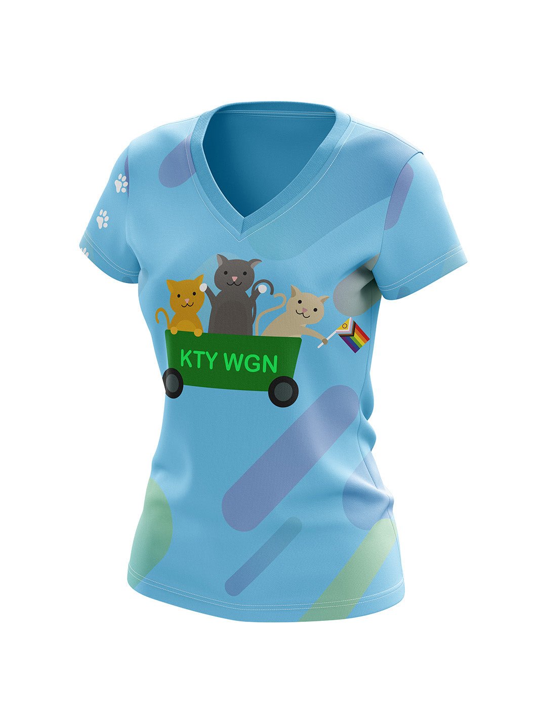 Kitty Wagon Women's Cap Sleeve Jersey - Oddball Workshop