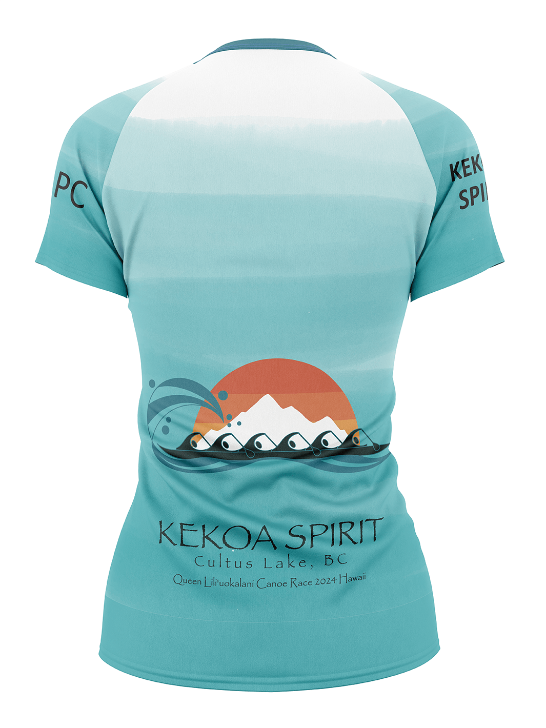 Kekoa Spirit Women's H2O Athletic Jersey Short Sleeve (Queen Lili) - Oddball Workshop