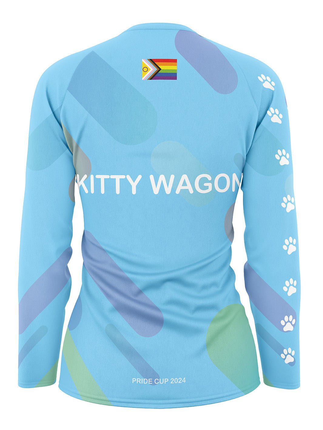 Kitty Wagon Women's H20 Athletic Jersey Long Sleeve - Oddball Workshop