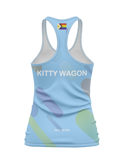 Kitty Wagon Women's H2O Racerback Relaxed Tank Top - Oddball Workshop